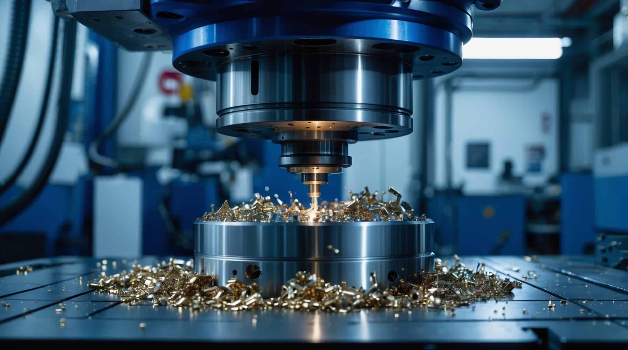 Precision CNC machining of aerospace titanium component in Chihuahua Mexico manufacturing facility