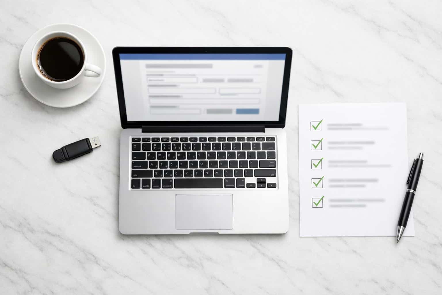 application-process-flatlay-efirma-checklist-workspace application-process-flatlay-efirma-checklist-workspace